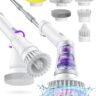 Electric spin scrubber with cordless action
