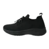 Mens lightweight and breathable black running sneakers